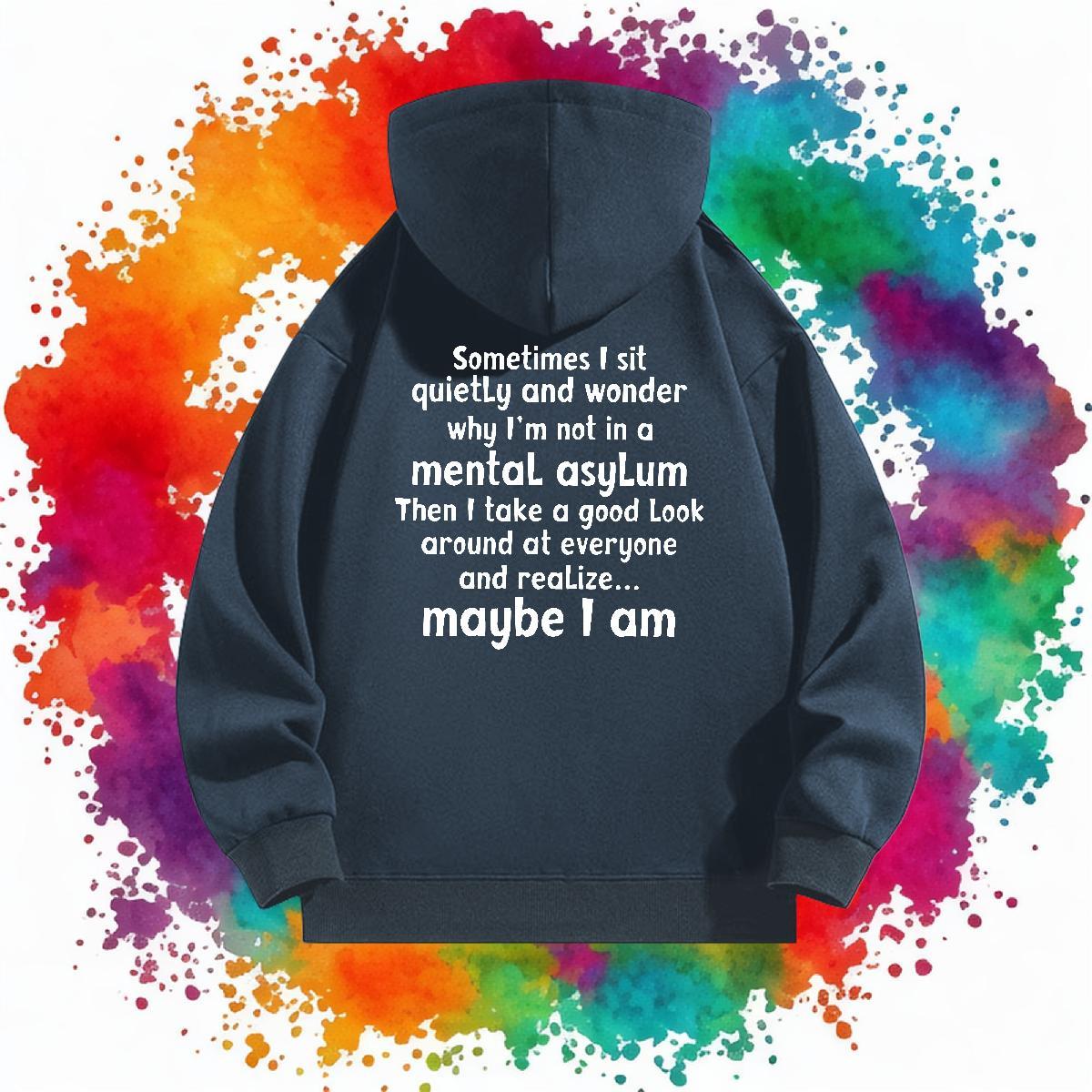 Classic Hoodie Men Hooded Collar Long Sleeve Brand Men's Hooded Sweatshirt Graphic Tops Hoody High Street Hip Hop Velvet Thick