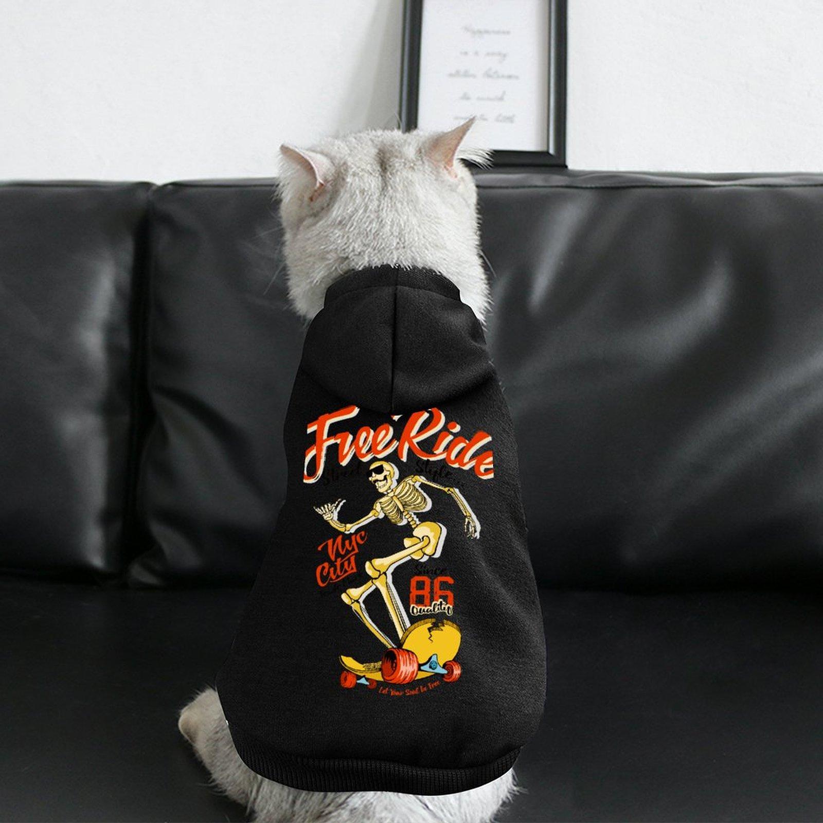 Classic Casual Dog Hoodies Hooded Long Sleeve Outdoor Sun Protection Pets Hoodie DIY Oversized Logo Fine Fabrics Popular Wear