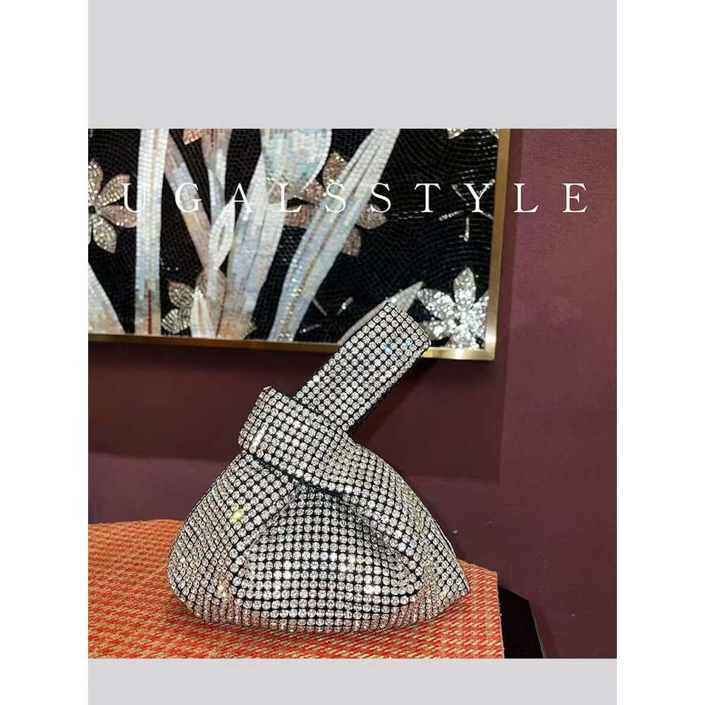 Bg Shiny Women's Handbag Glitter Rhies Dia Evening Wedding Party Clutch Purse Shoulder Messenger Bag