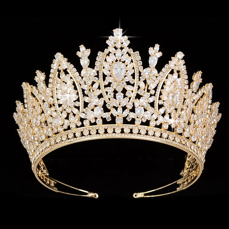 Princess Crown HADIYANA Classic Elegant Wedding Bridal Hair Jewelry Tiaras and Crown Women Zircon BC5069 Corona Princess241105