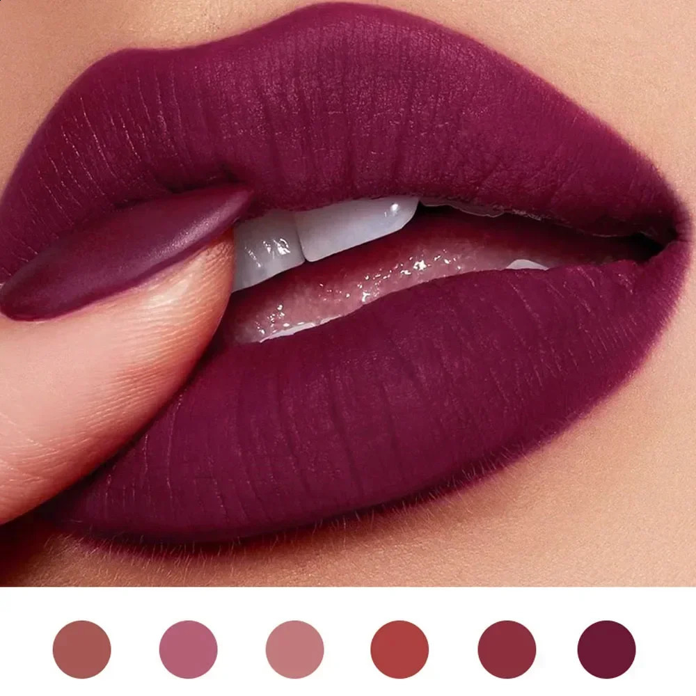 Nude Velvet Matte Lipsticks Waterproof Long Lasting Moisturize Lip Stick Not Fading Non Stick Lipstick Lip Gloss Women Makeup 241105
