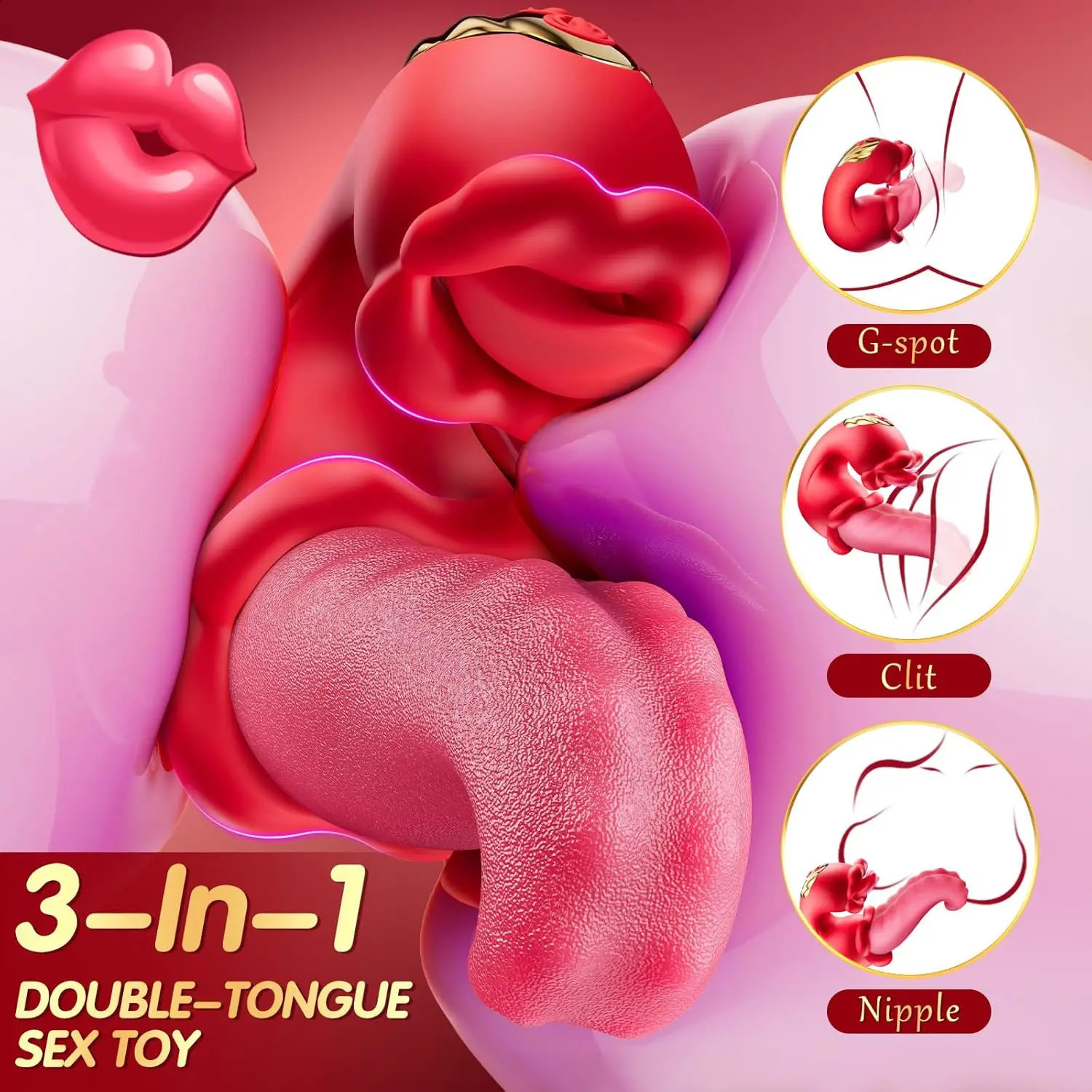 Women Tongue Swing Thrusting dildo vibrator clitoris nipple gspot pussy stimulator vagina anal masturbator sex toys for couples 241105