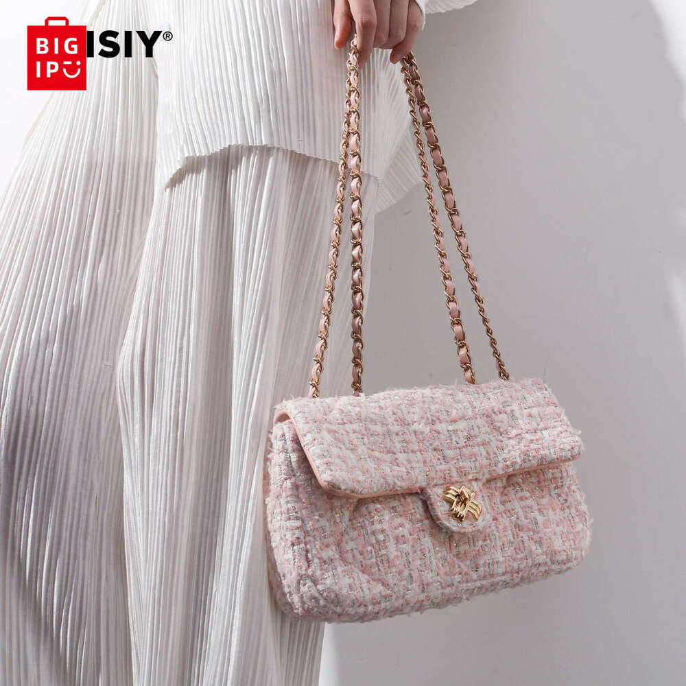 Designer Bag CHISIY Original Handmade Small Fragrance, European And American Chain, Fashionable Commuting Shoulder Bag, Handbag