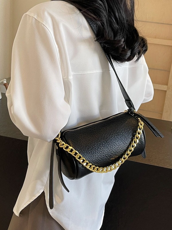 Minority Design Cylindrical Chain Small For Bags Handbags Women High-end Single Shoulder Diagonal Cross Bag Designer