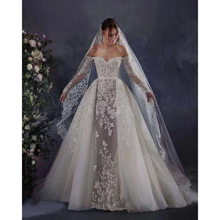 Wedding Dress Newest Mermaid For Bride In With Long Sleeves Sweetheart Necke Custom Made Plus Sizes Vestidos De Novias