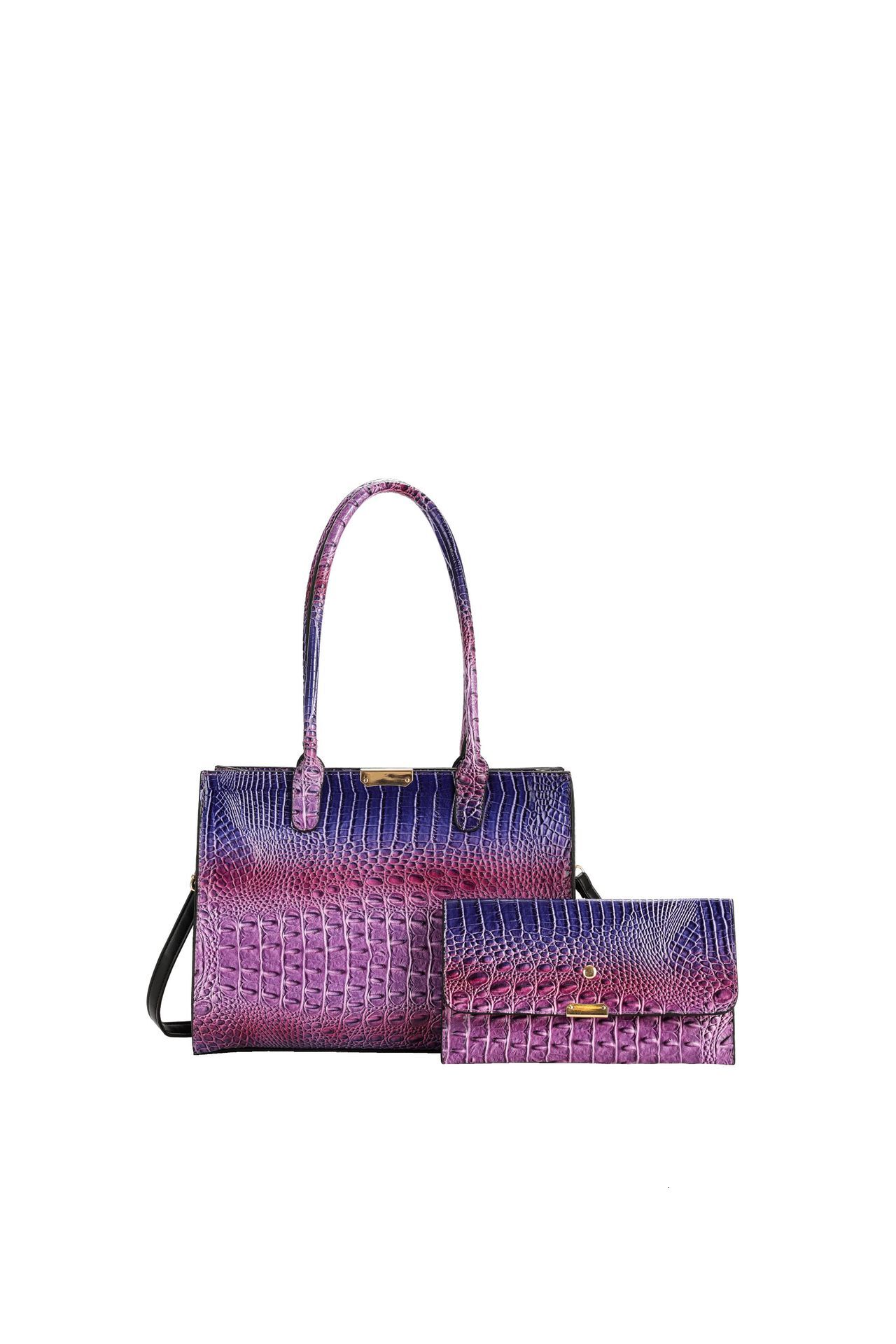 New handheld armpit crossbody bag with designer Brahman Crocodile pattern, fashionable bag