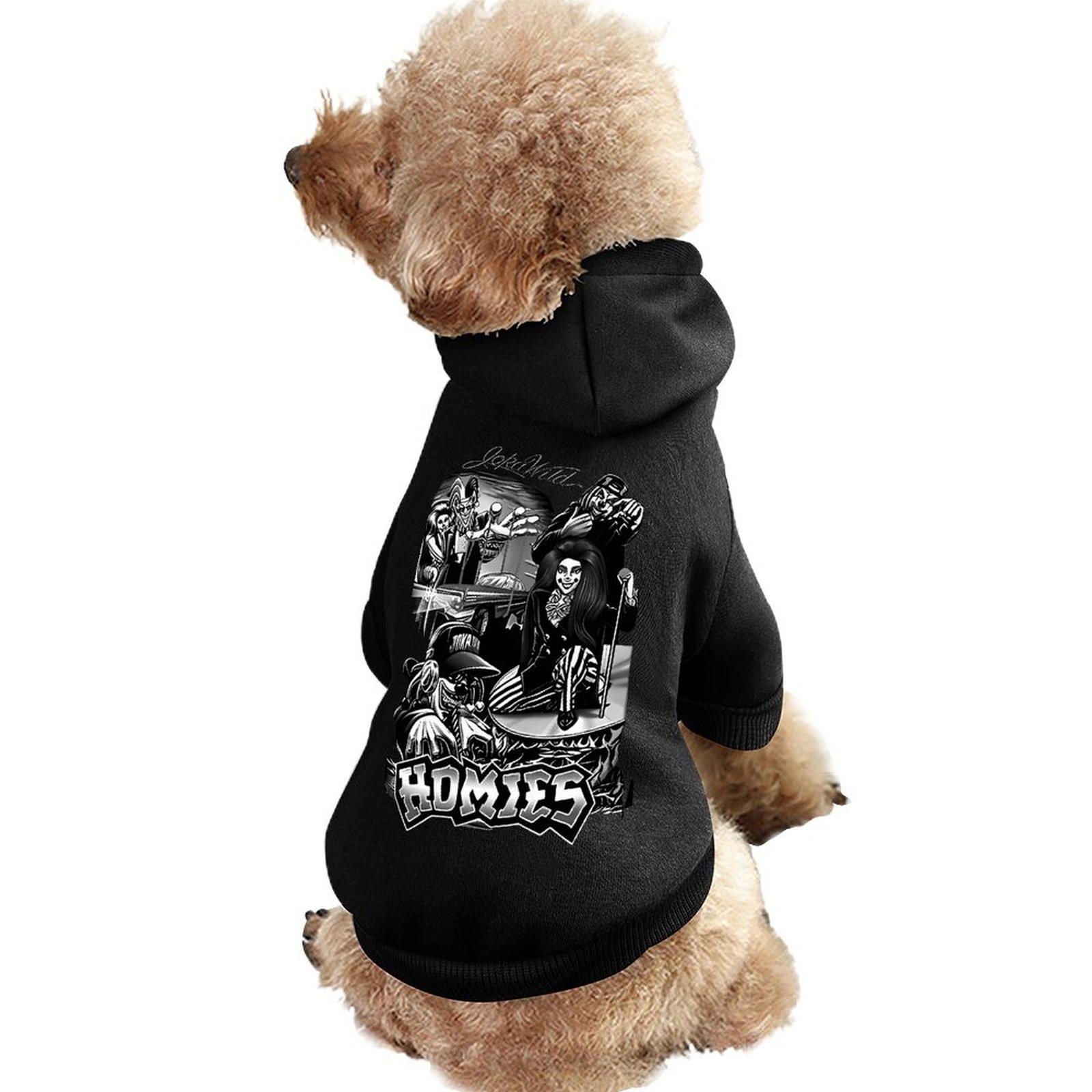 Casual New Dog Sweatshirts Long Sleeve Anime Printing Dog's Hooded Sweatshirt Customized large size Fine Fabrics TOP Quality Pet Pullover Hoodie