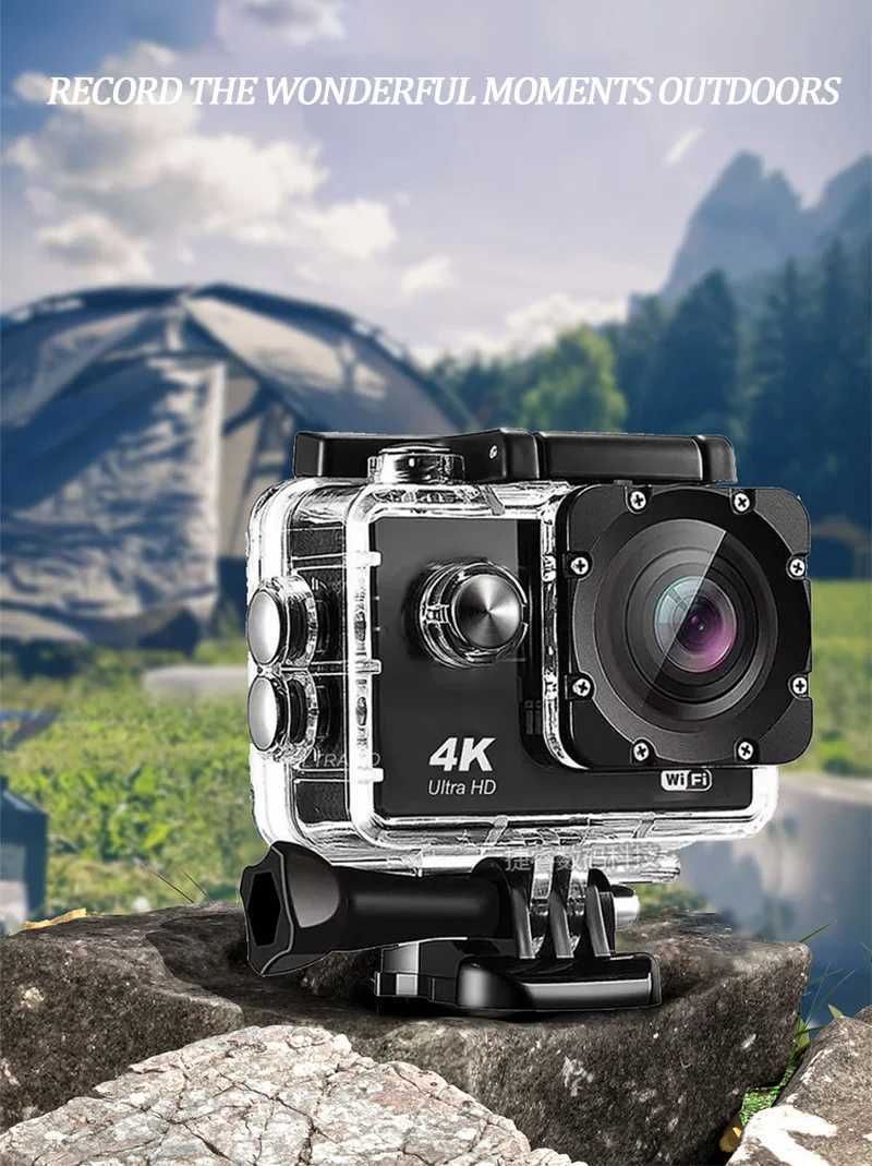 Tra HD 4K action camera 30fps/170D underwater waterproof 2.0-inch Sn WiFi remote control sports go video camera Pro Y241105