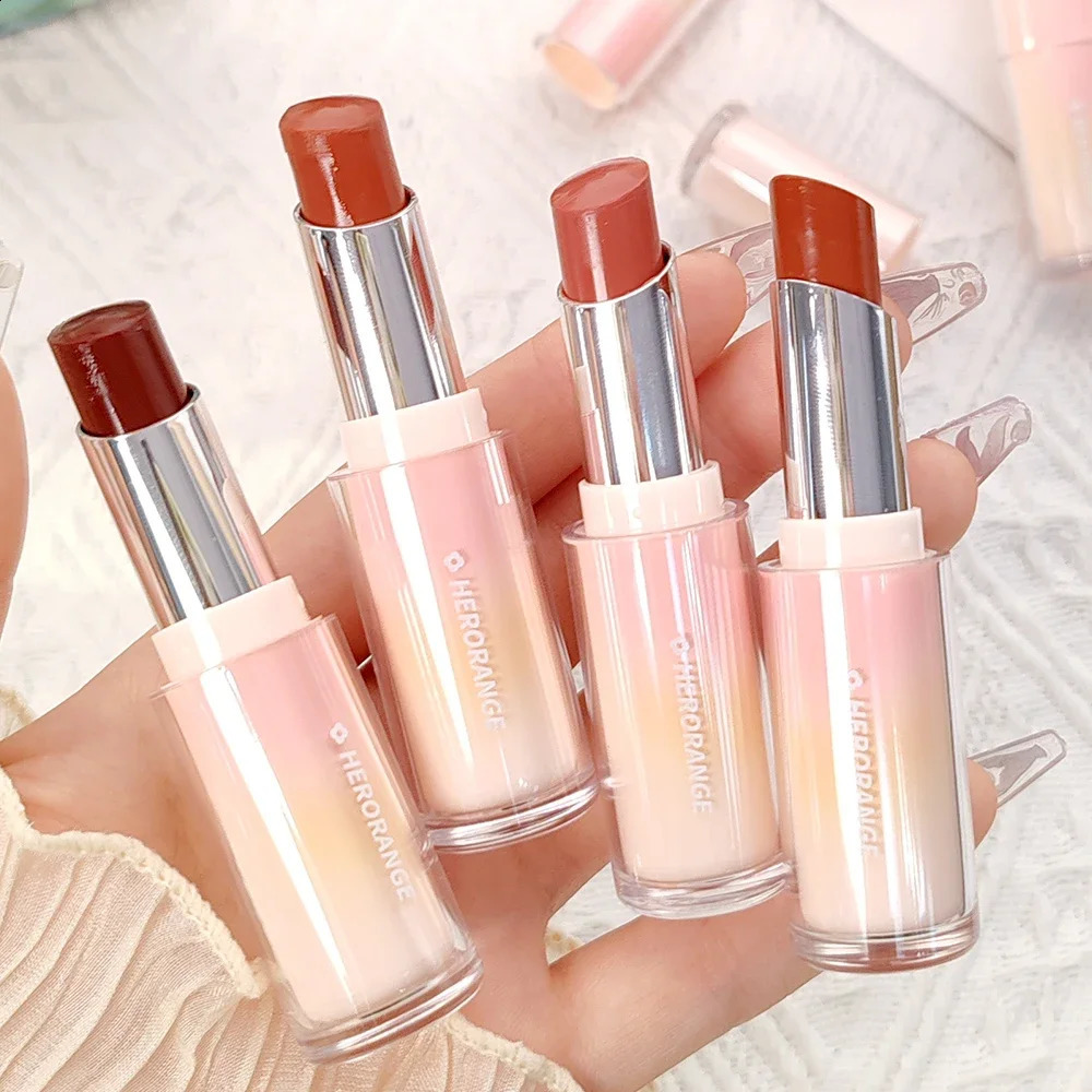8 Colors Jelly Lip Glaze Mirror Water Lipstick Long Lasting Moisturising Lipstick Pen Waterproof Non-stick Cup Korean Cosmetics 241105
