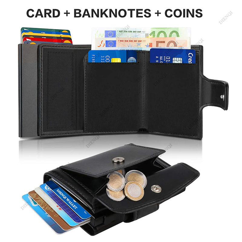 Credit Card Men's Leather Designer Minimalist Wallet Card Bag