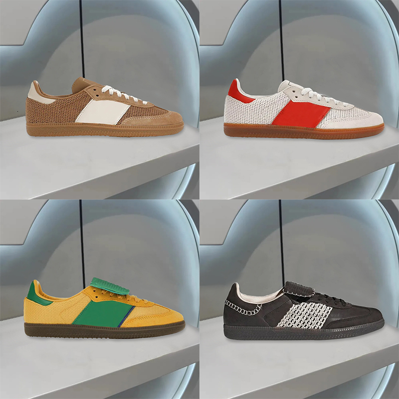 Uede Leather Low Top Sneakers Designer Sneakers Multicolour Shoes Men Women Snekers White Black Trainers Outdoor Sneaker With Box 674