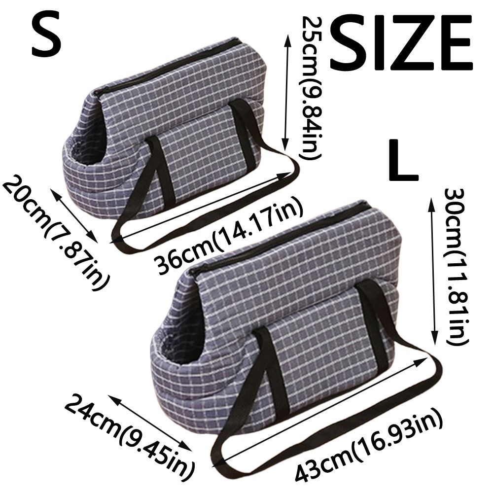Durable Soft Pet Carrier Bags Breathable Zipper Pet Handbag Portable Thickened Dog Carrying Case for Travel