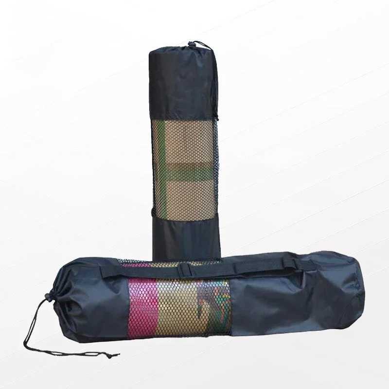 1 PCS Yoga Mat Bag Exercise Fitn Carrier Nylon Mesh Center Adjustab Strap Pilates Fitn Body Building Sports EquipmentXJ241106
