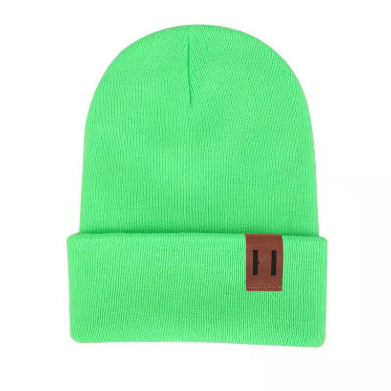 High quality design, knitted hat pile men's and women's double-layer elastic hat, hip-hop rolled edge hat
