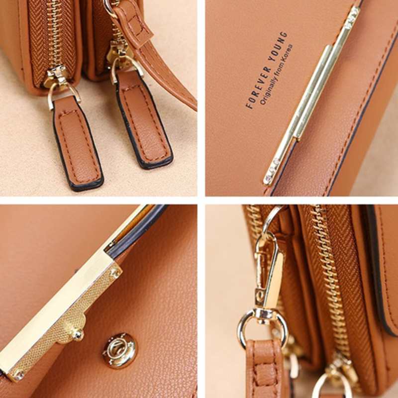 Korean designer handbag multi card large capacity casual shoulder bag and mobile phone bag fashionable new style