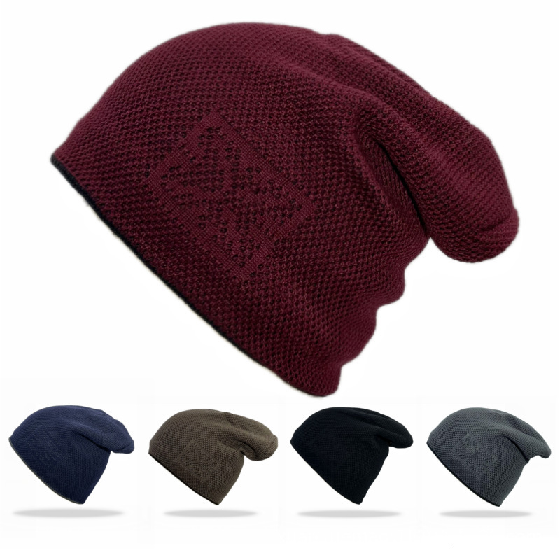 High quality design, men and women New Jacquard Solid Color with Thick Knitted Stacking Hat, Ear Protection, Warmth, Cold Cap