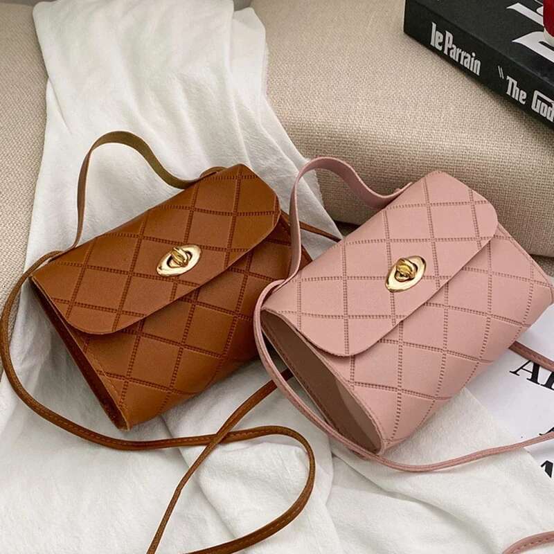 Designer Bag Womens Handbags Mini Bag Striped Square Fresh Age Reducing Fine Texture Soft Comfortable Females Crossbody Bag Handbags