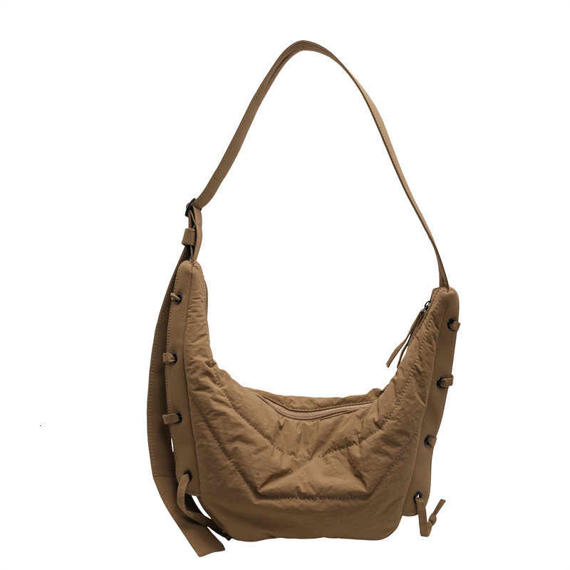 Same Style Couple Nylon Cow Horn Wandering Postman Bun, Dumplings, Shoulder Crossbody Bag, Chest Bag Designer Bags Handbags Women