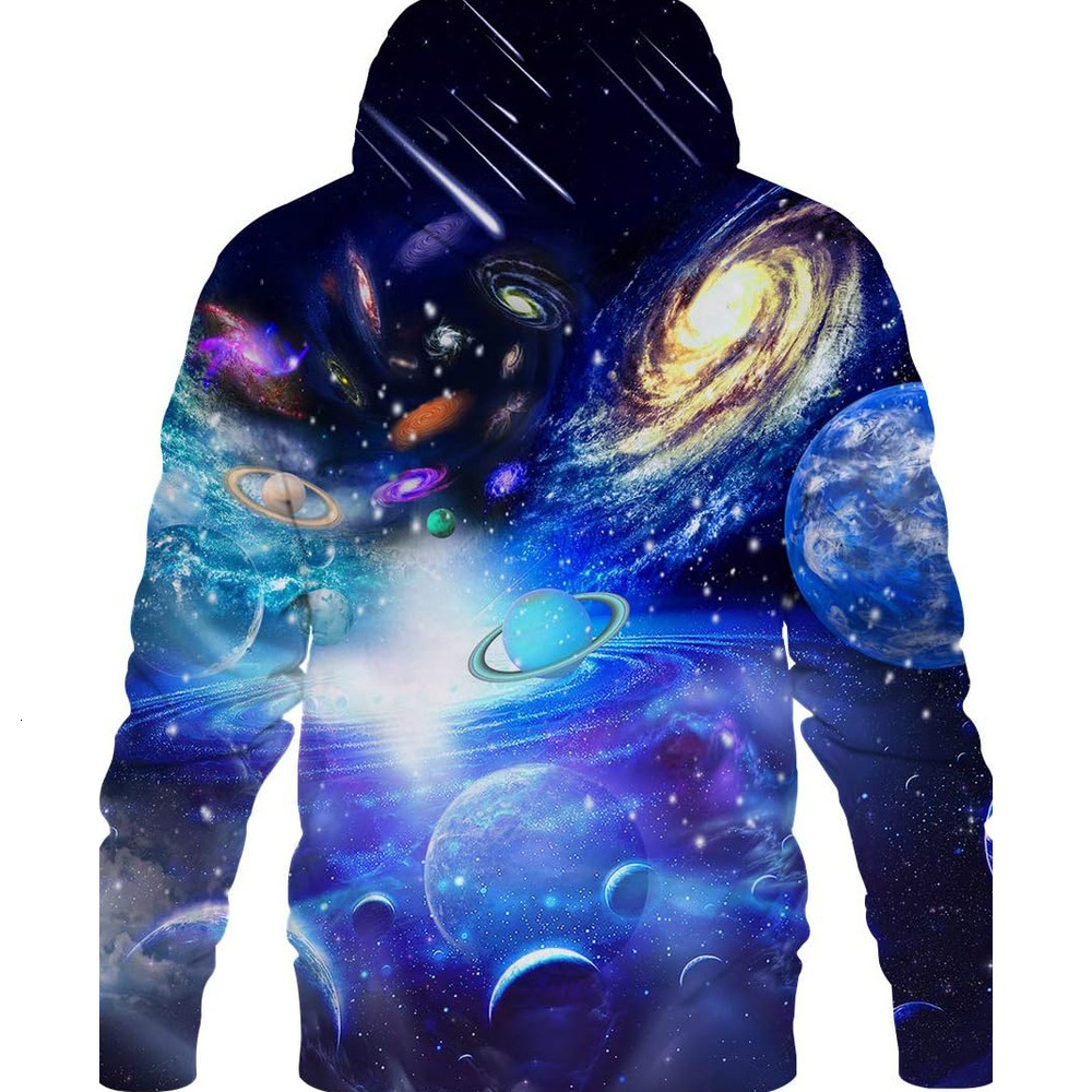Hoodie for Mens Womens Graphic Hoodies for Men Women Unisex Novelty Sweatshirts Cool 3D Printed Pullover Hoody Hoodie with Pocket Graphic Cool Starry 