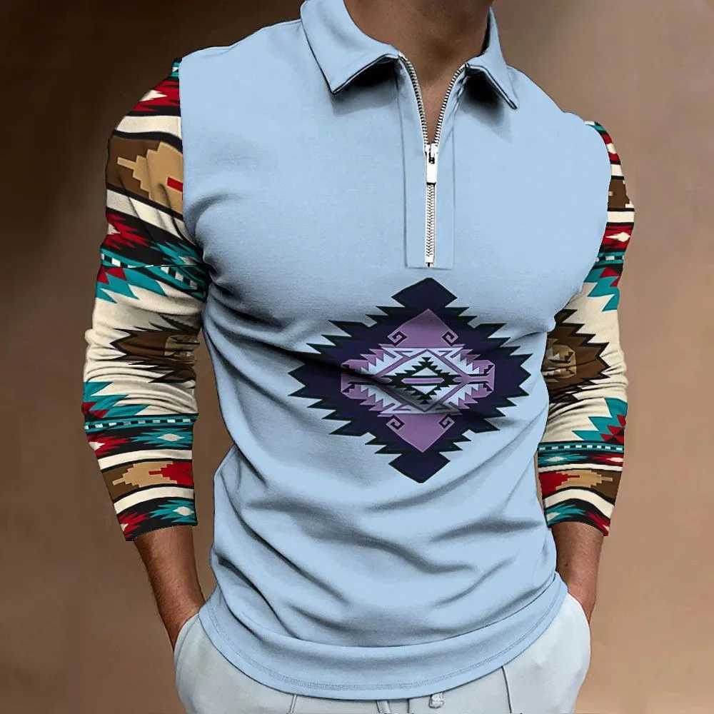New Zipper Shirt Mens Fashion Collar Long Sve Business Mens Plain Shirt Regular Fit W241106