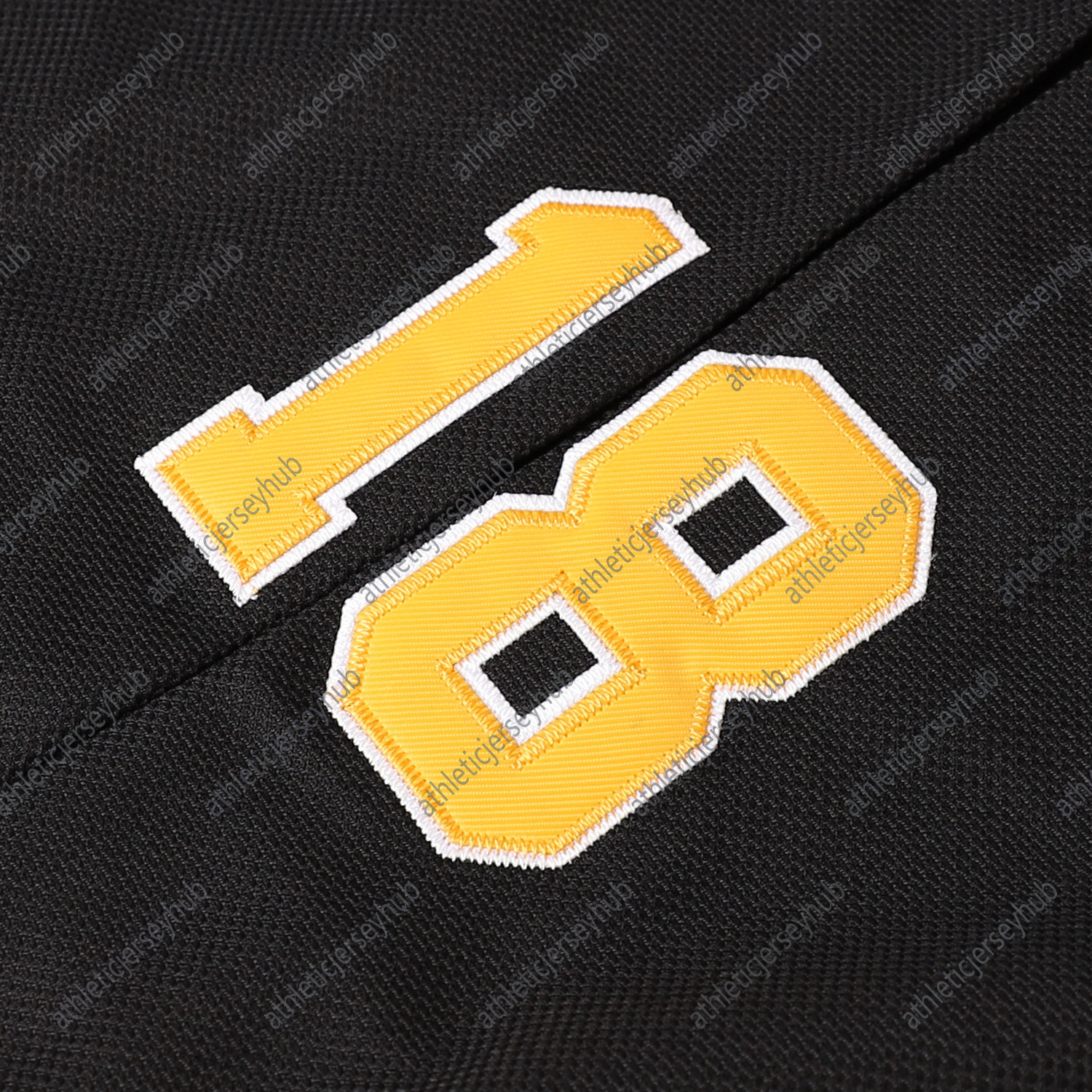Gilmore 18 Black and Yellow Hockey jerseys Stiched Custom Name And Number
