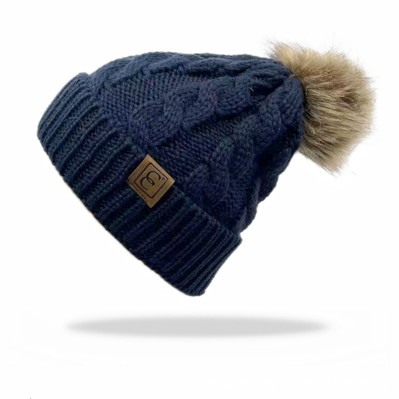 High quality design, men and women Autumn and Winter Fashion Cold proof Warm Knit Hemp Pattern Wool Versatile Hat