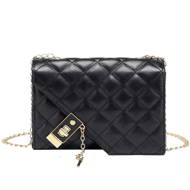 Designer Bag 2024 New Flap Crossbody Bags Small Square Women Shoulder Bag Plaid Pu Leather Designer Handbags Chain Lady Women's Bag e9f