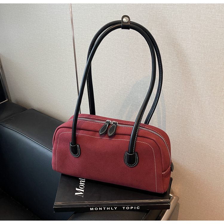 Autumn Winter Bags For Women New Matte Shoulder And Armpit Bag, Fashionable Handheld Versatile Baguette Bag Designer Handbags