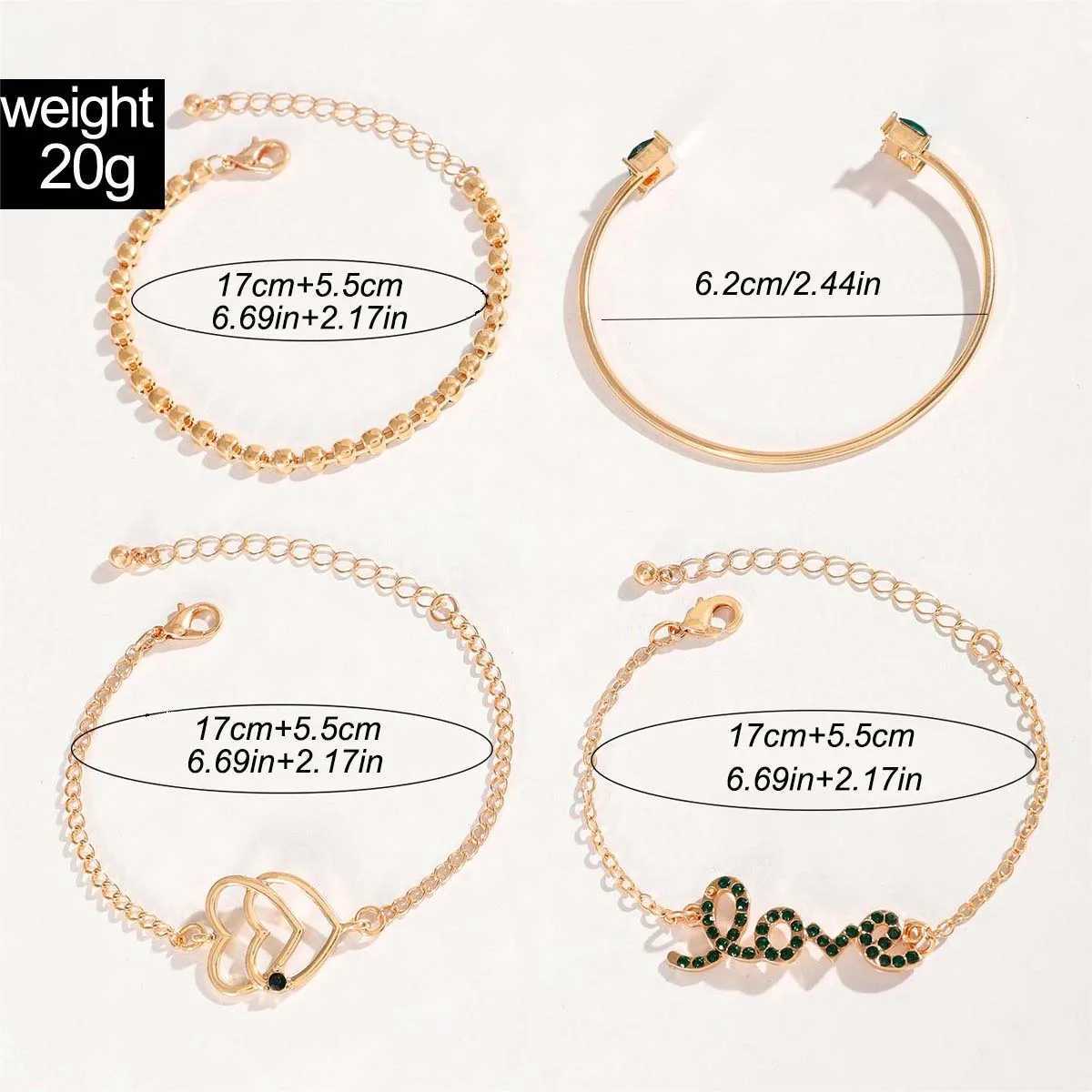 Retro style bracelet spinning rhinestone Shiny Infinity symbol Geely green rhinestone bracelet environmentally friendly X241106