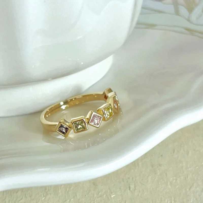 Fashion Shell Pearl Ring Text Girl Fashion French Flower Open Ring Aesthetic Designer Party Jewelry Gift 2023 X241106