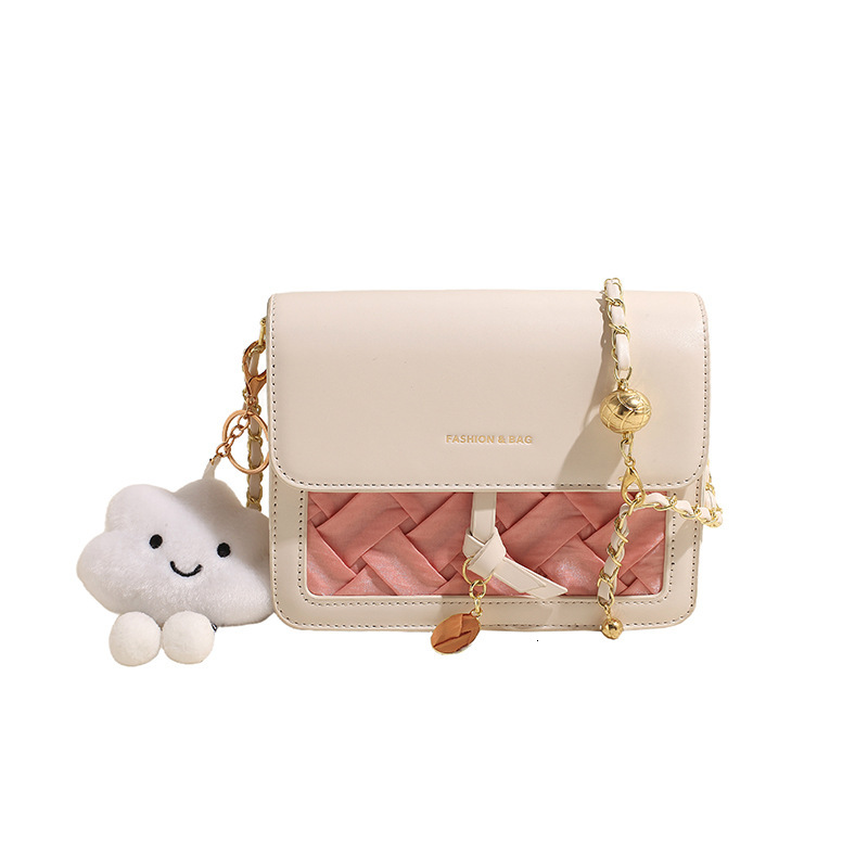 New designer's popular female new niche design, high-end chain fashion, multifunctional single shoulder crossbody bag, small square bag, fashiona