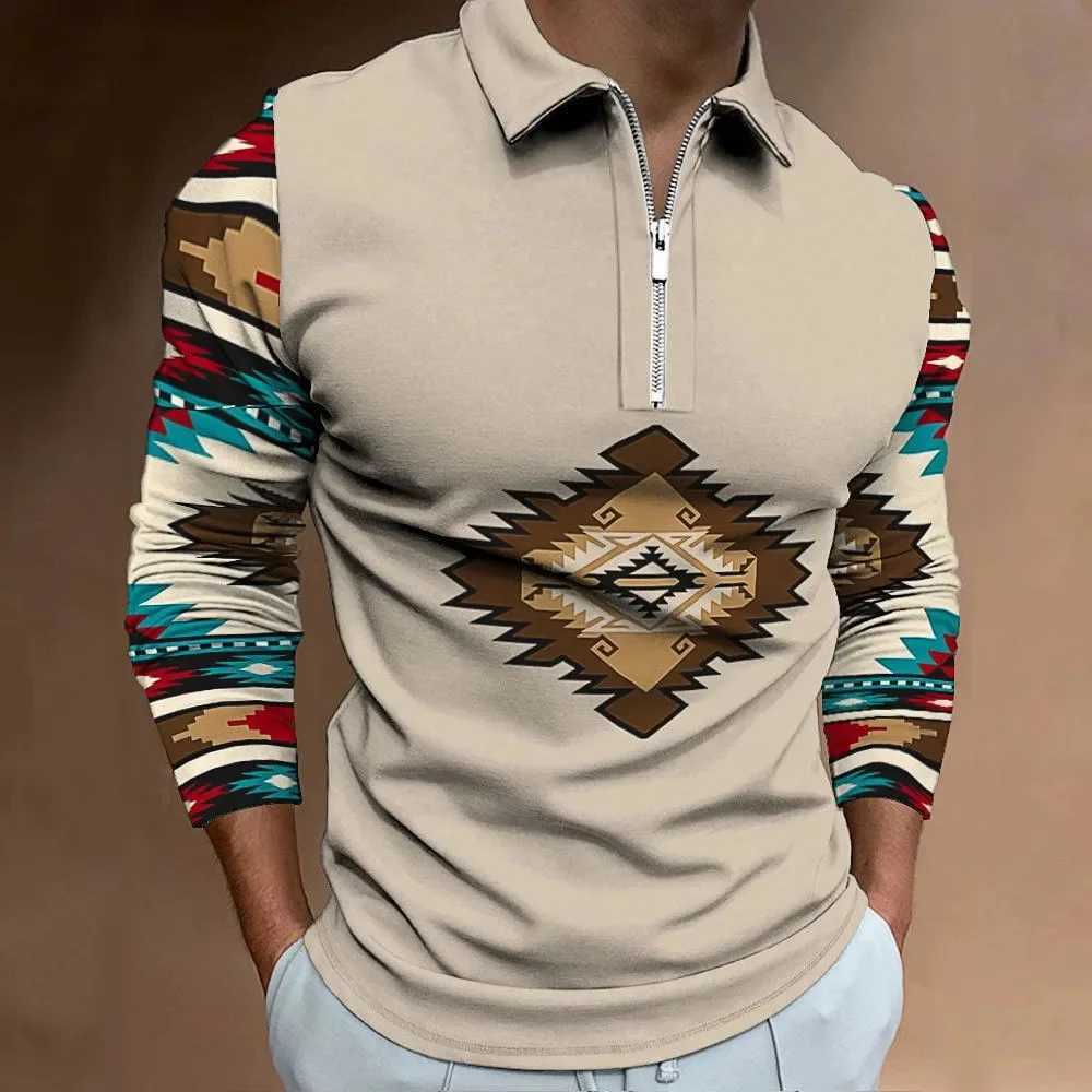 New Zipper Shirt Mens Fashion Collar Long Sve Business Mens Plain Shirt Regular Fit W241106