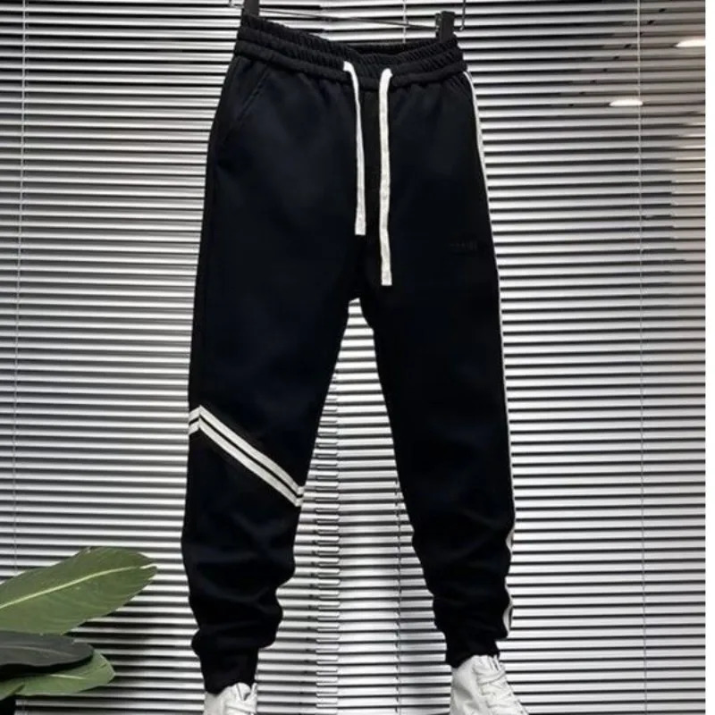 Trendy Legged Casual Mens Joggers Pants For Internet Celebrity Same Style Slim Fit Small Leg Haren Track Health Sports 241104