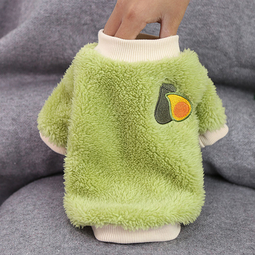 Fleece Warm Winter Clothes for Small Dogs Dog Sweater Puppy Jacket Coat Teacup Puppy Chihuahua Sweatshirt Christmas Clothes XS