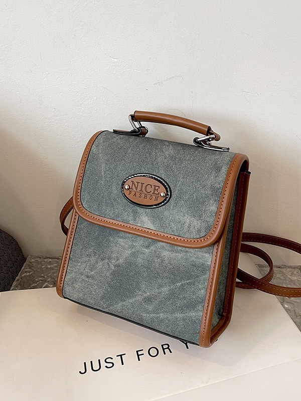 College Style Shoulder For Bags Handbags Women Velvet Backpack Versatile Hand-held Crossbody Bag Designer