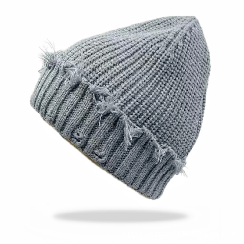 High quality design, men and women Autumn Winter and Worn Knitted Trendy Warmth Headband Versatile Cute Hat