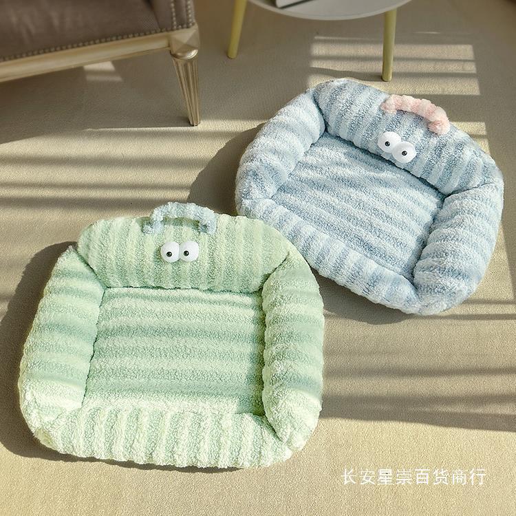 Dog Nest Winter Warm Pet Sofa Small Dog Dog Sleep Cushion Soft Cushion Winter Dog Bed Net Red Cat Nest 277
