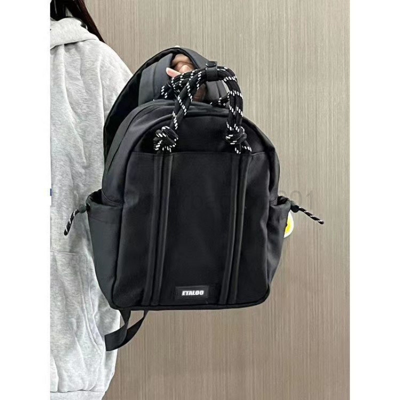 Fashion Classic Bag Designer 10a Top Nikiduncks Woman Bags Niche Rope Backpack 2024 New Versatile Casual Texture Computer