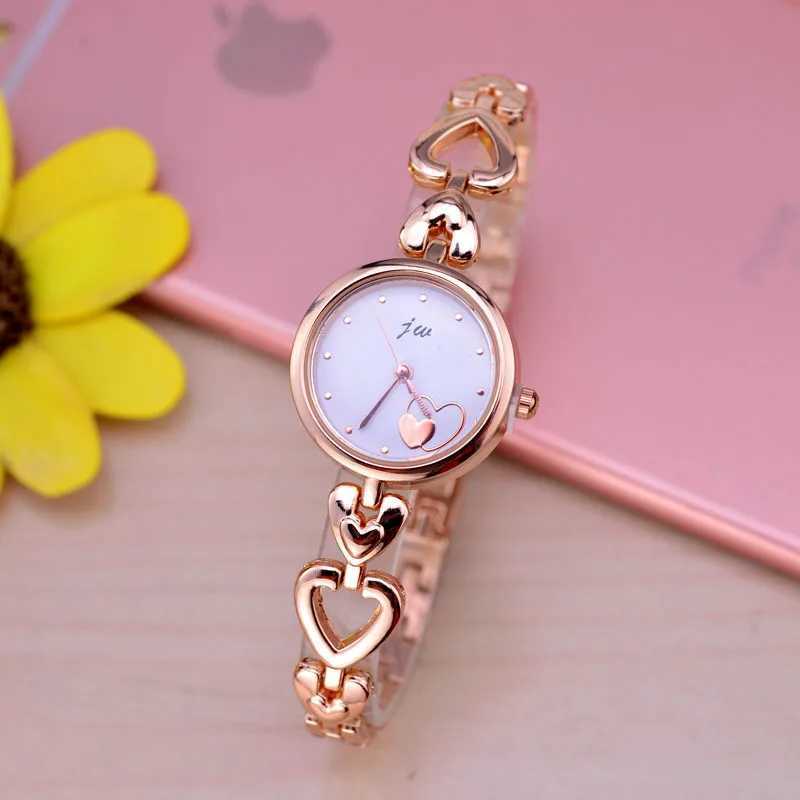 2018 JW Brand Culture Leisure Fashion Quartz Bracelet Watch Leisure Stainless Steel Crystal Womens Dress Gold Watch X241106