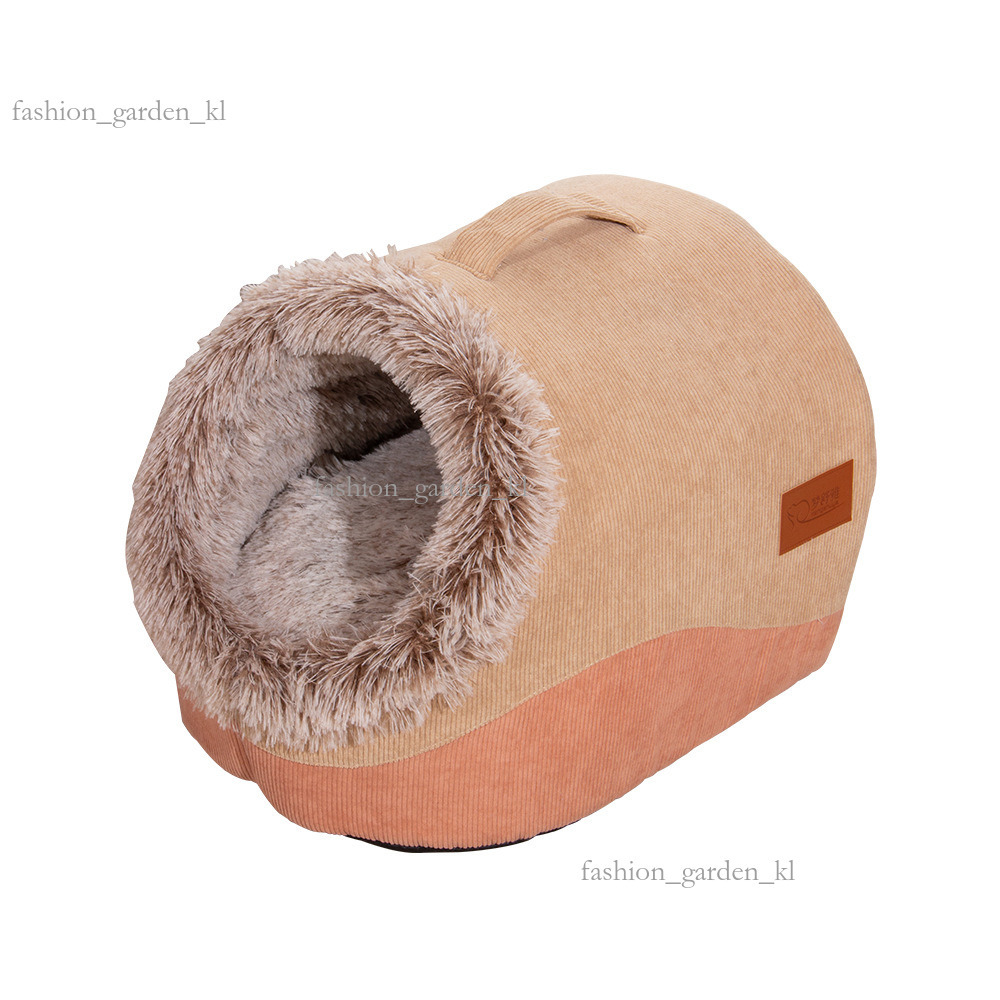 Dog's Nest, Cat's Nest, Comfortable Dog Bed Autumn And Winter Striped Long Hair Handheld Nest, Warm And Thick Pet Nest, Anti Scratch Pet Nes