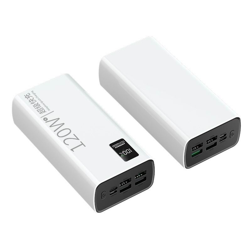 120W super fast charging 100000 mAh power bank with 100% sufficient capacity for mobile power supply for various mobile phones