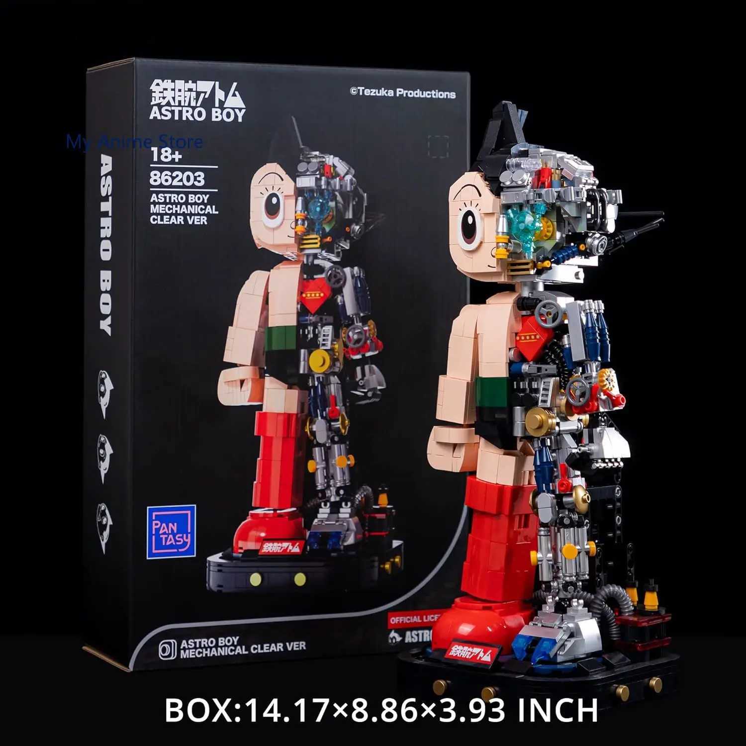 Blocks Pantasy Astro Boy toy building block kit a collectible building and display model for home or office use. Anmine building block toy childrens g