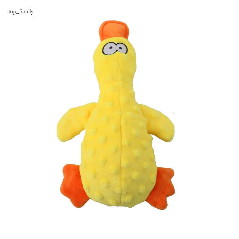 Pet toys Plush Duck Dog Toys Pet Interactive Molar Teeth Cleaning Squeak Toy Cute Animal Modeling Doll Toys for Dog Puppy Dog Supplies e8c