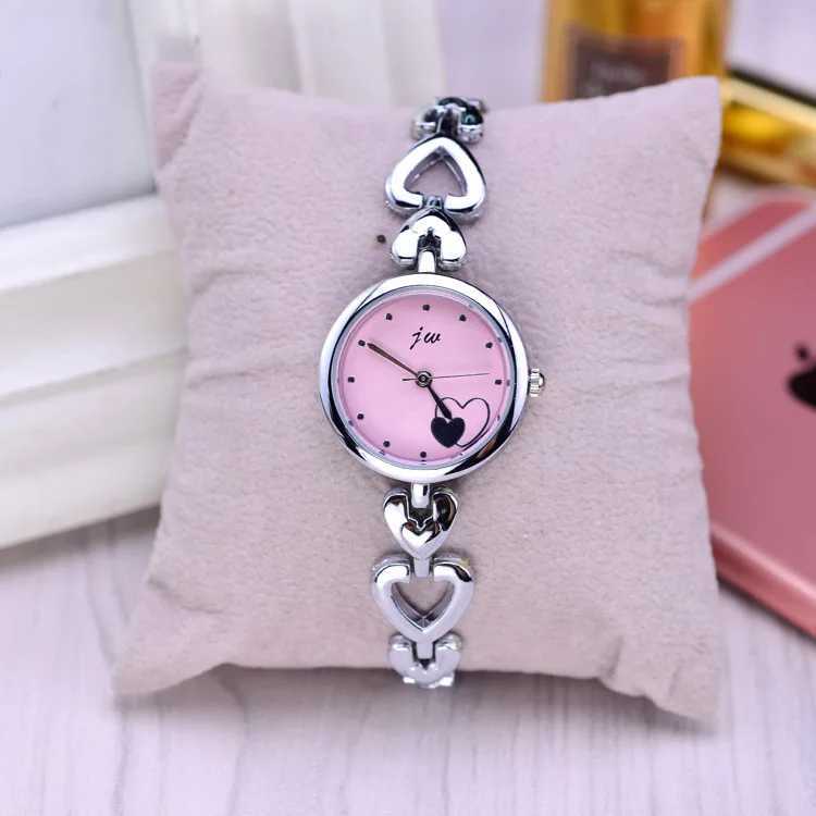 2018 JW Brand Culture Leisure Fashion Quartz Bracelet Watch Leisure Stainless Steel Crystal Womens Dress Gold Watch X241106