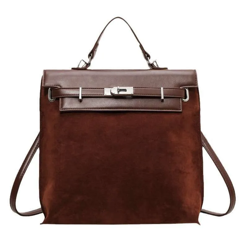 Retro Style hot Fashion Shoulder Bag: Multifunction Backpack Handbag for Women