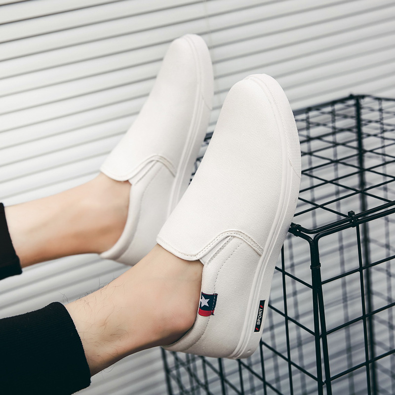 Summer Breathable Canvas Old Beijing Cloth Men's Casual Board Sports Lazy Kicks Versatile Trendy Shoes