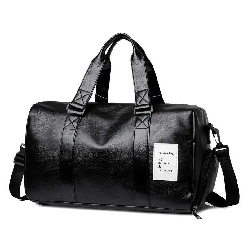 Gym Bag ather Sports Bags Dry Wet Bags Men Training for Shoes Fitn Yoga Travel Luggage Shoulder Sac De Sport BagXJ241106