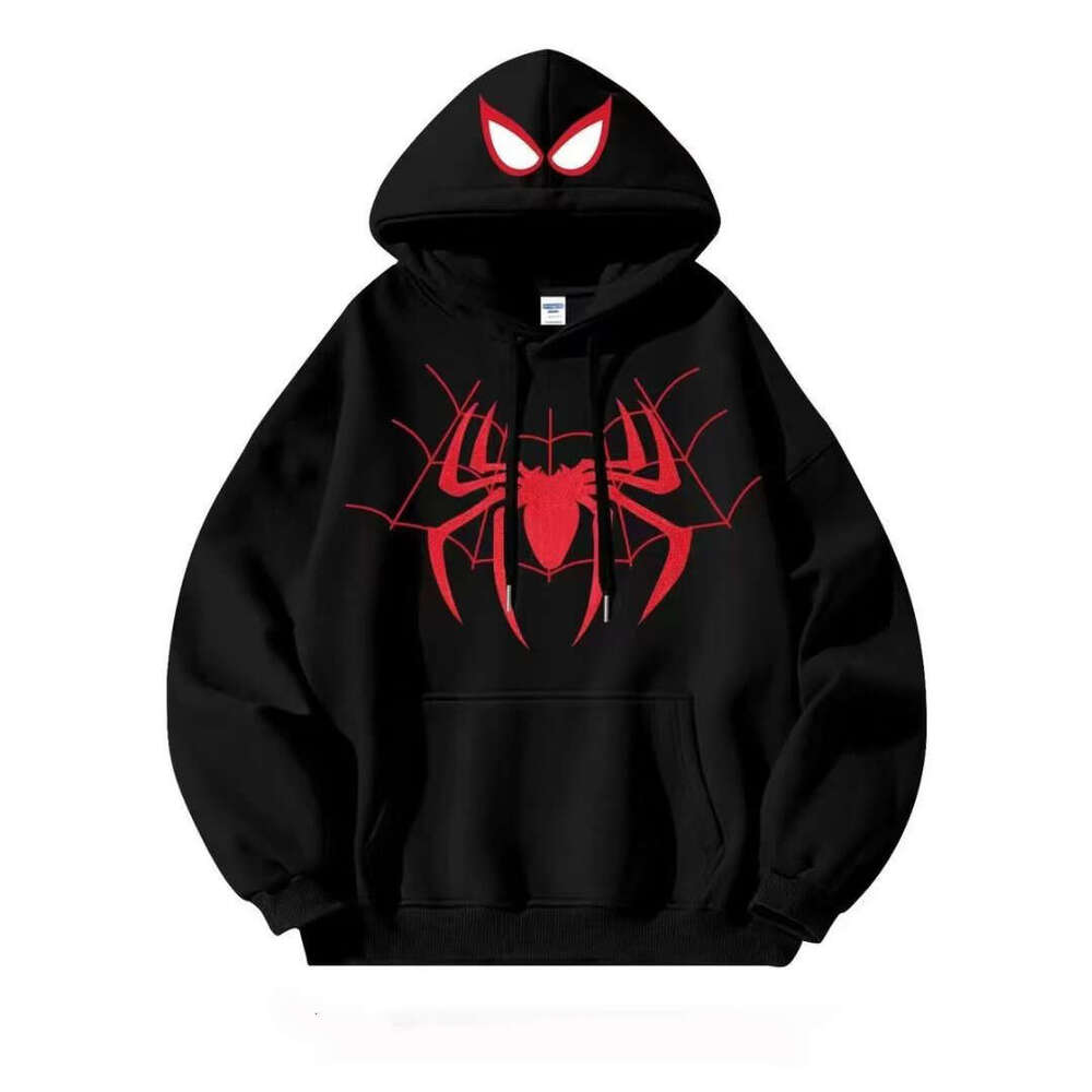 shanshi spider hoodie Autumn/Winter New American Trendy Spider Street Hoodie Bottom Top Couple hoodie