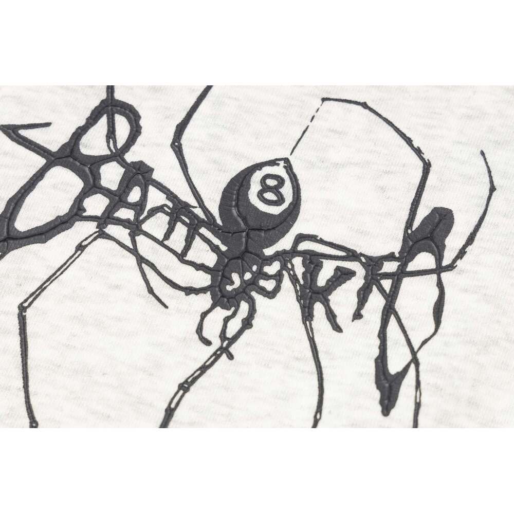 shanshi spider hoodie High street American style big spider foam printed fleece hooded cardigan sweatshirt for men and women trendy brand loose casual