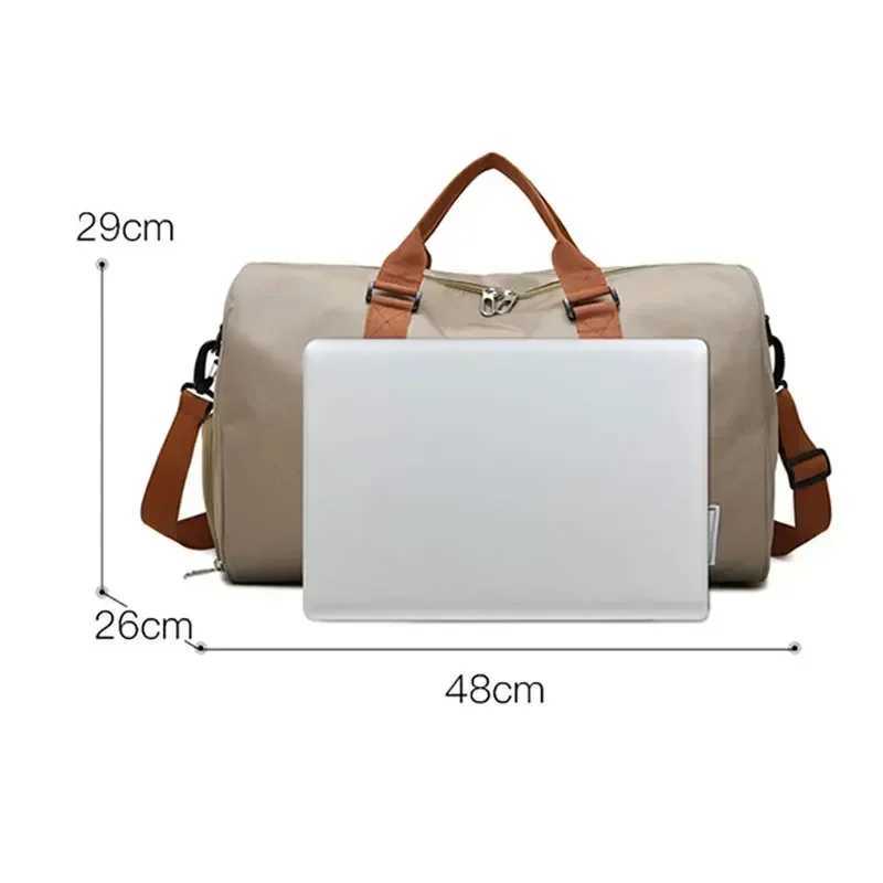 New Yoga Bag Fashion Luggage Fitn Gym Bag Men And Women Ieisure Sports Handbag Travel pack Swimming PackageXJ241106